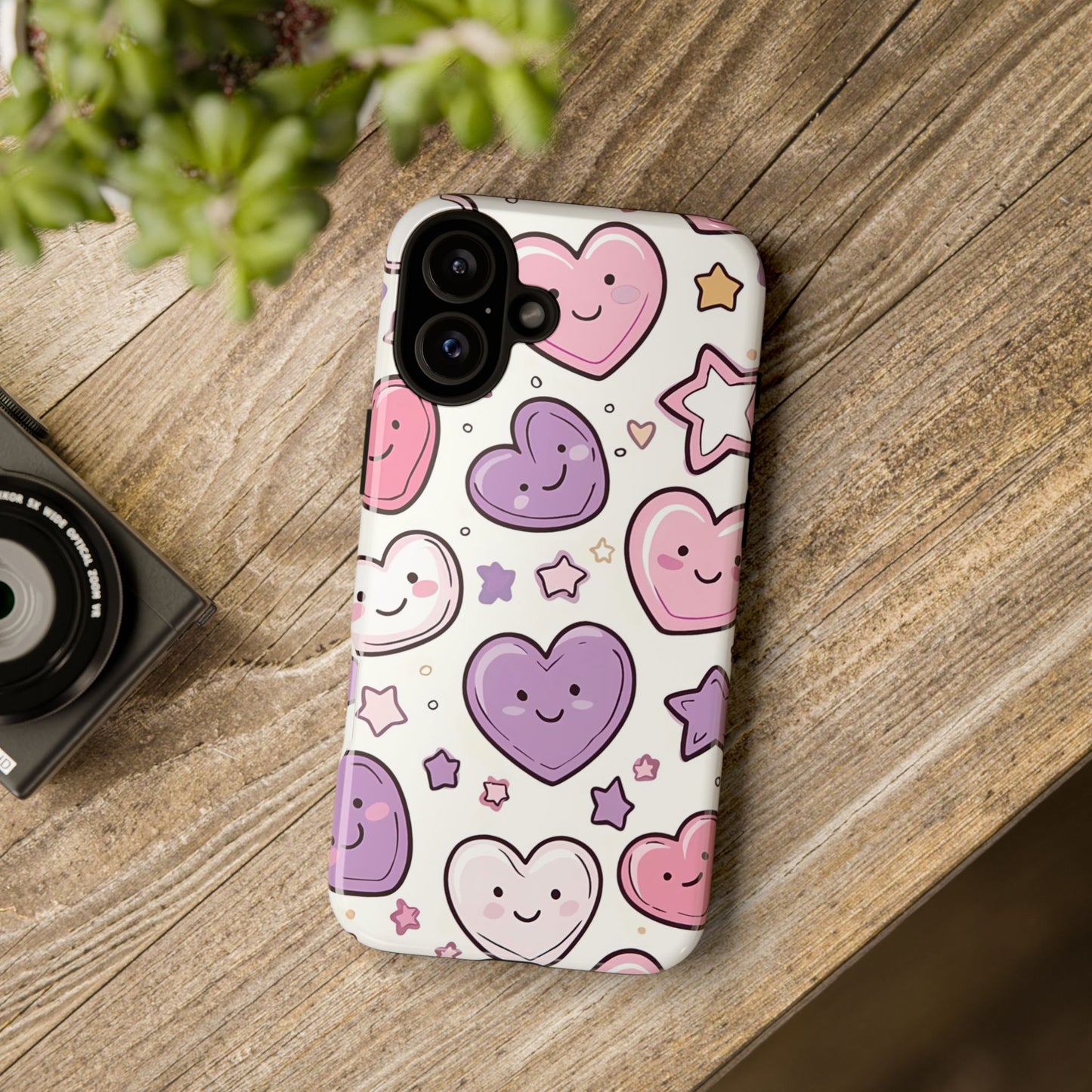 iPhone case - Cute Heart pattern