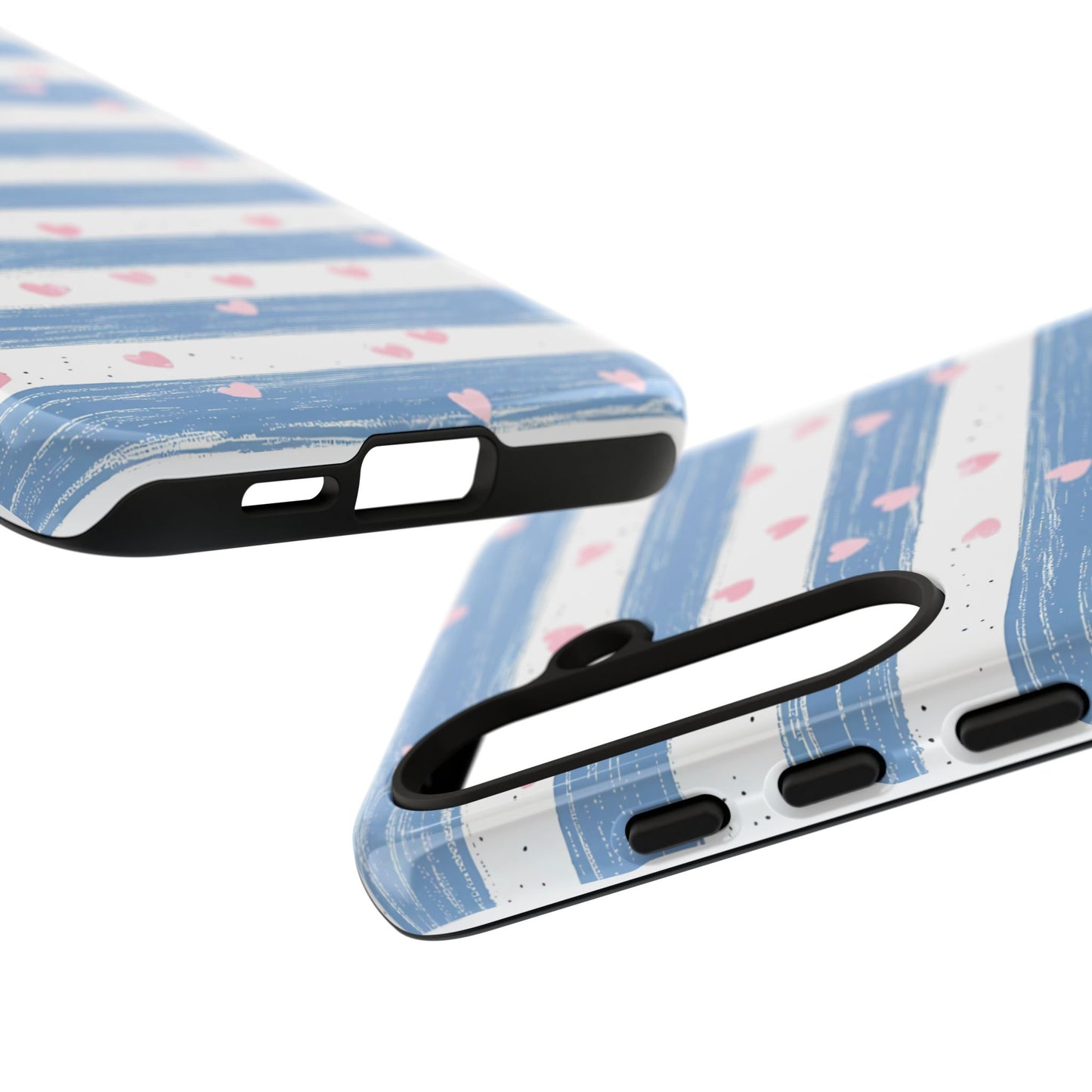 iPhone Case – Blue and White Pattern