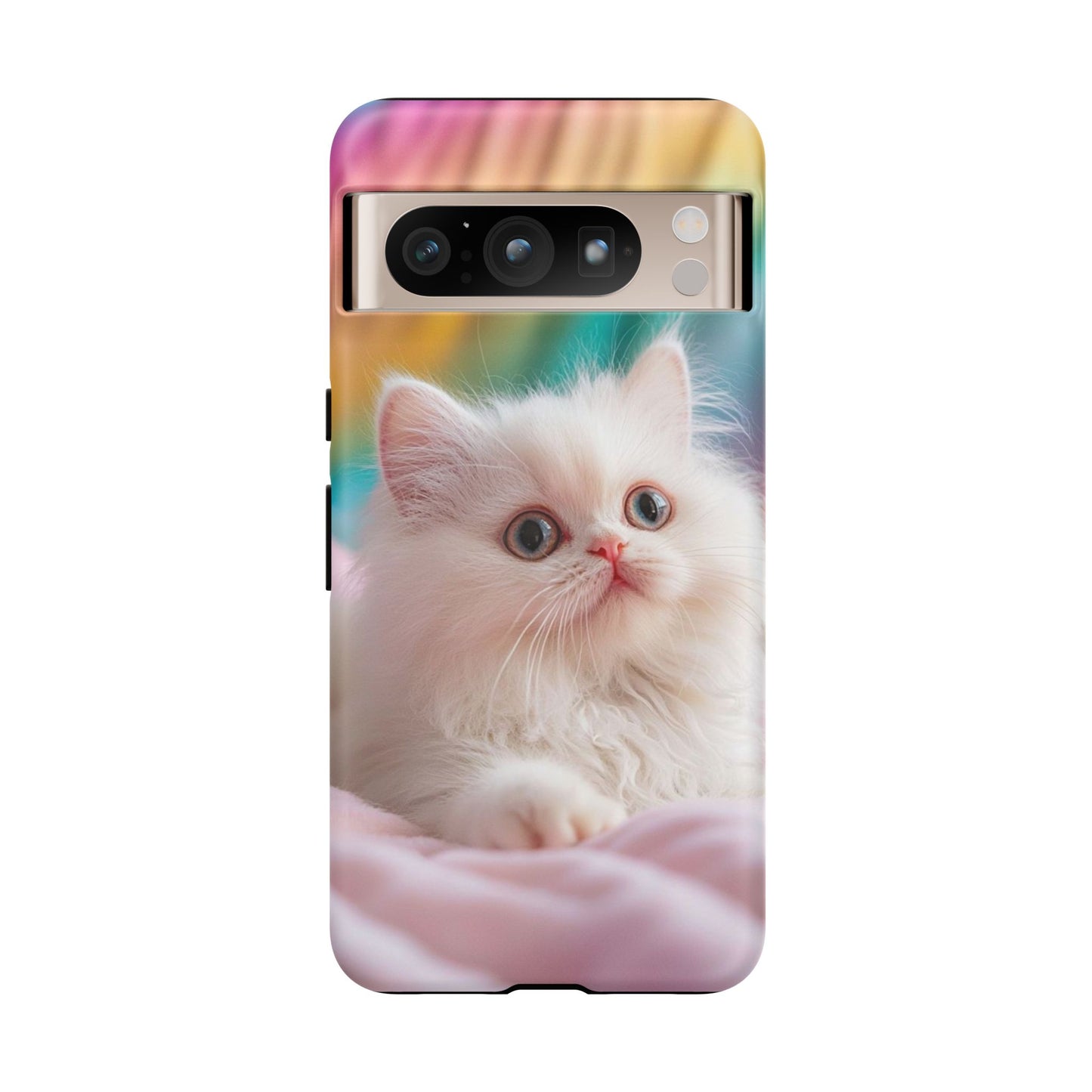 iPhone Case - Cute White Cat