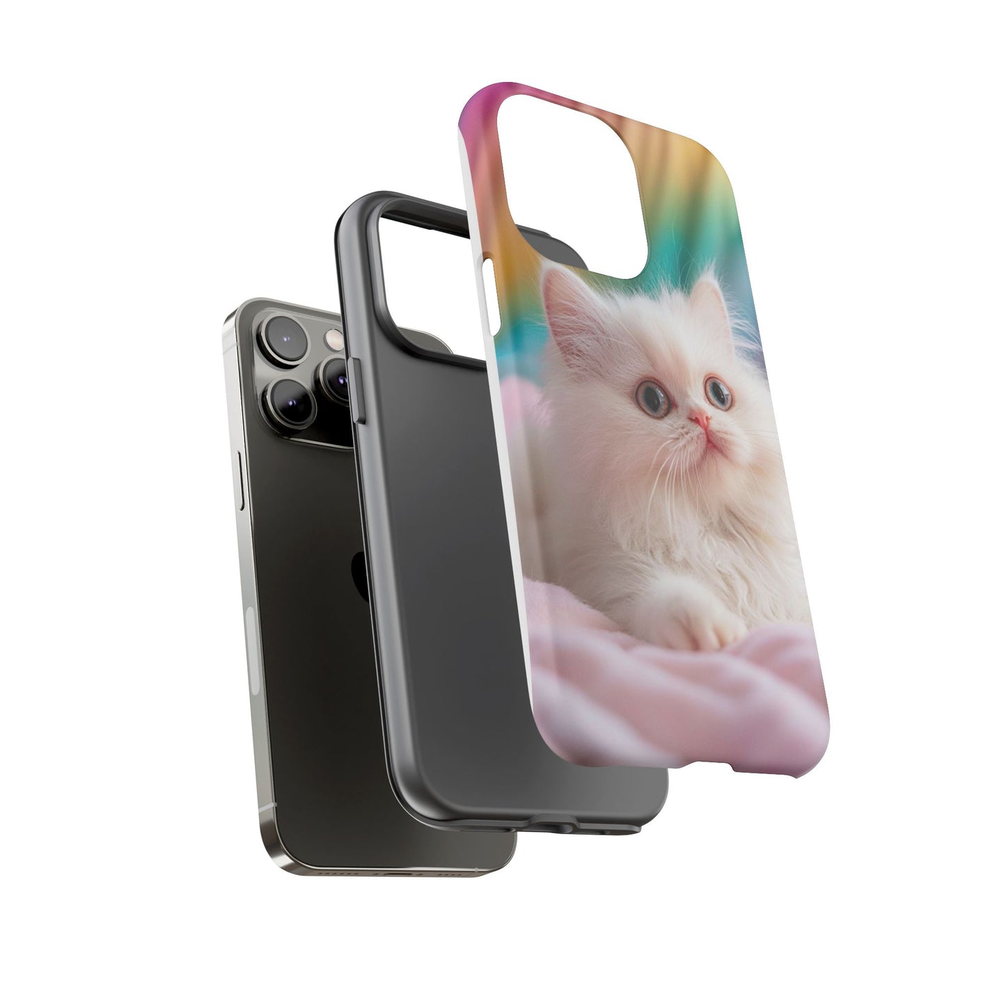 iPhone Case - Cute White Cat