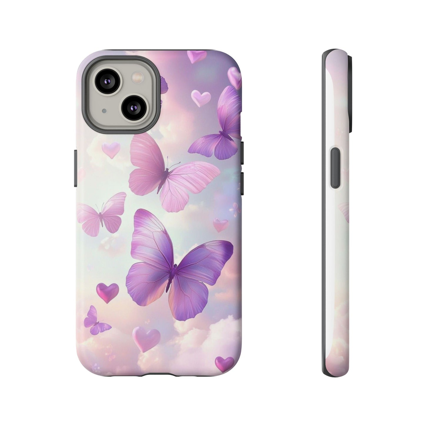 iPhone Case -Purple Butterfly