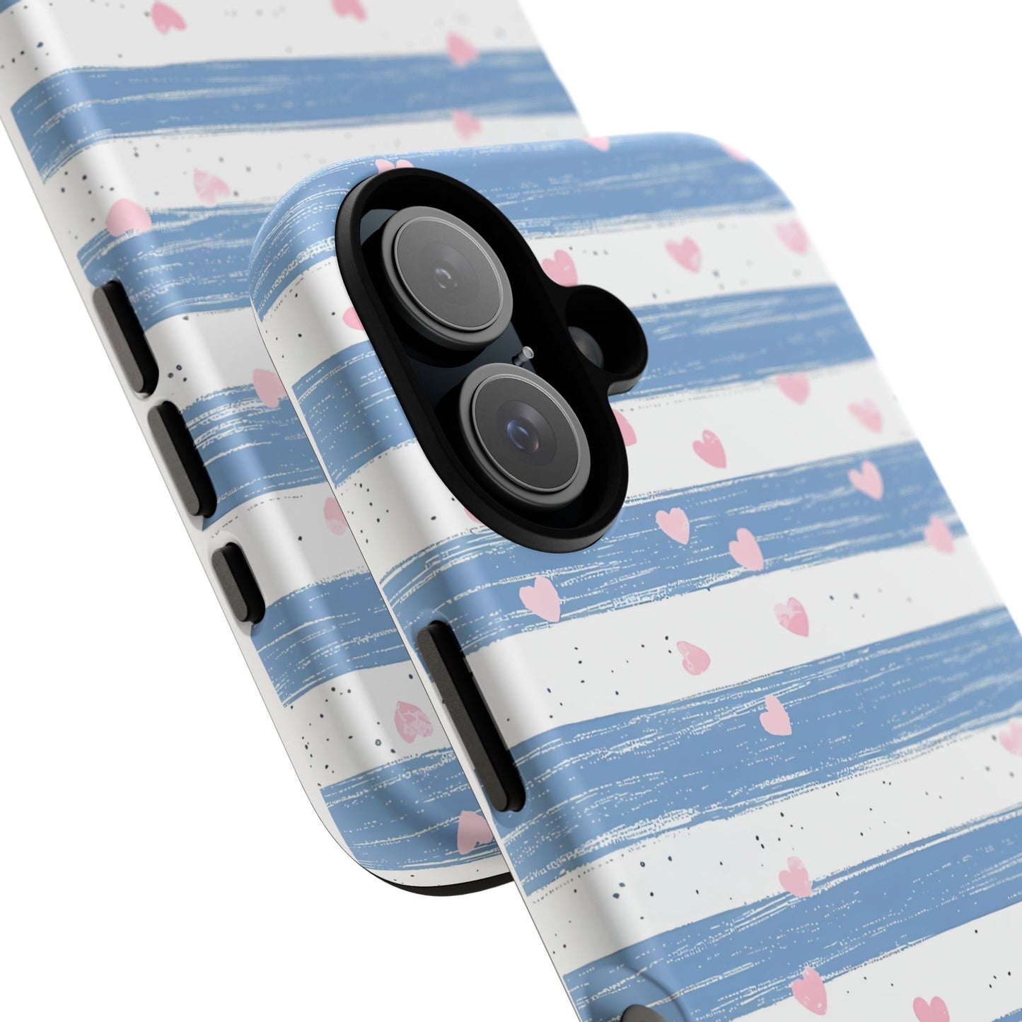 iPhone Case – Blue and White Pattern