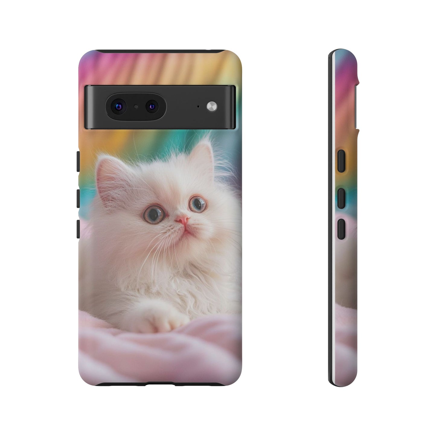 iPhone Case - Cute White Cat