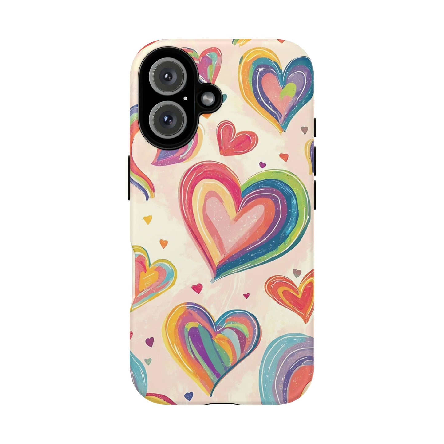 Cute iPhone Case – Colorful Heart